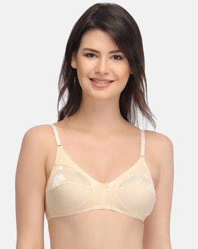 non-padded full-coverage non-wired bra