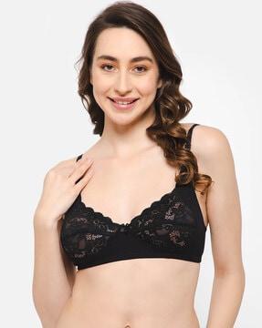 non-padded full-coverage non-wired bra