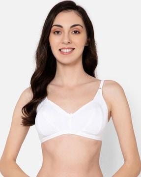 non-padded full-coverage non-wired bra