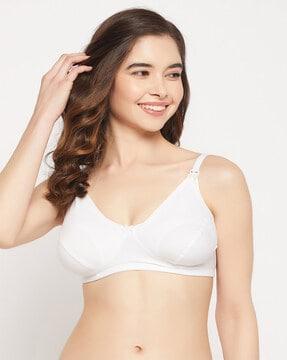 non-padded full-coverage non-wired maternity bra