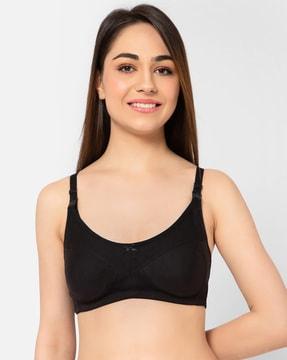 non-padded full cup leak-proof maternity feeding nursing bra