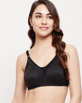 non-padded lace full-coverage non-wired bra