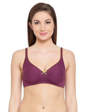 non-padded medium coverage non-wired bra