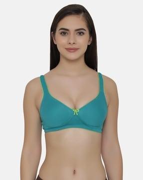 non-padded medium coverage non-wired bra