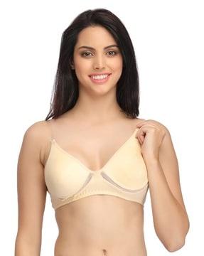 non-padded medium coverage non-wired bra