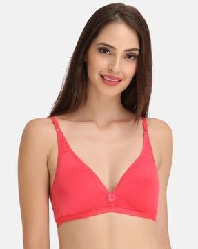 non-padded medium coverage non-wired t-shirt bra