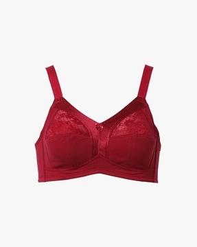 non-padded non-wired full-coverage bra
