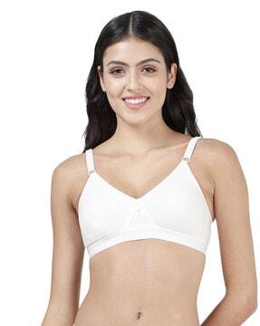 non-padded non-wired full-coverage bra