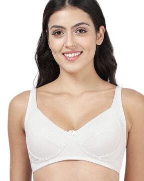 non-padded non-wired full-coverage bra