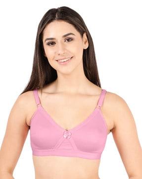 non-padded non-wired full-coverage bra