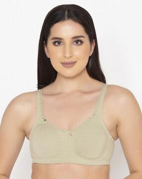 non-padded non-wired full coverage bra