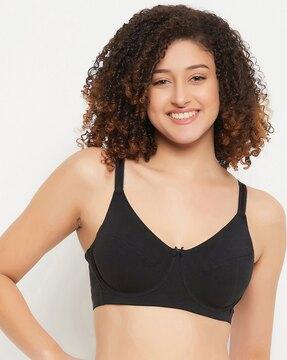 non-padded non-wired full coverage bra