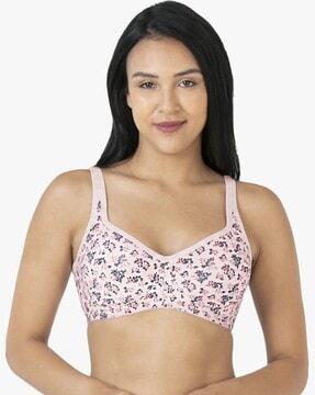 non-padded non-wired full coverage cool contour super support bra  - bra10421