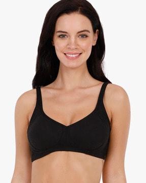 non-padded non-wired full coverage cool contour super support bra  - bra10421