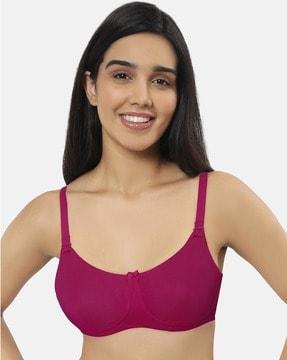 non-padded non-wired full coverage essential comfort t-shirt bra  - bra75301