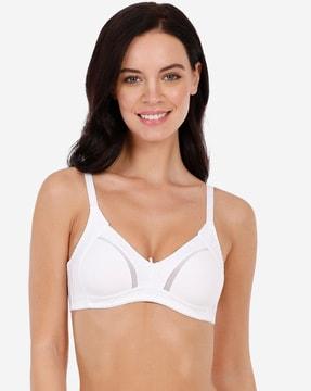 non-padded non-wired full coverage perfect poise super support bra  - bra10412