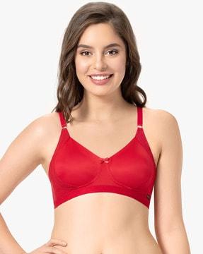 non-padded non-wired full coverage seamless bra - eb009