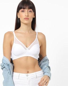 non-padded side-shaper bra