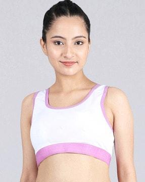 non-padded slip-on sports bra