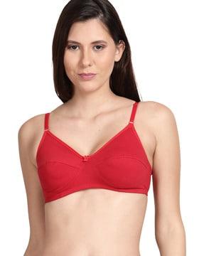 non-padded t-shirt bra with adjustable straps