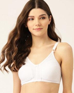 non-padded t-shirt bra with bow accent