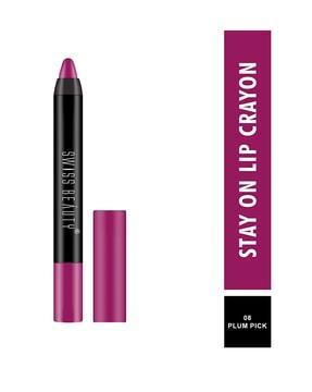 non-transfer matte crayon lipstick - plum pick
