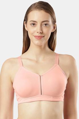 non-wired regular non-padded women's bra - candy