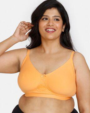 non-wired full-coverage minimiser bra