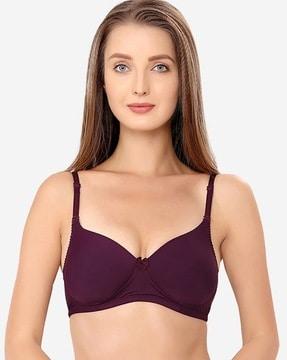 non-wired heavily-padded bra