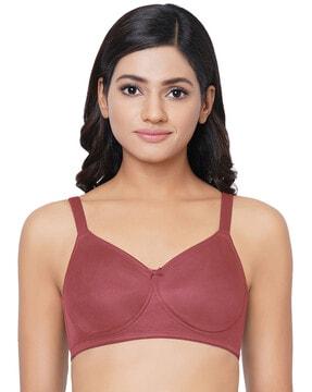 non-wired non-padded minimiser bra