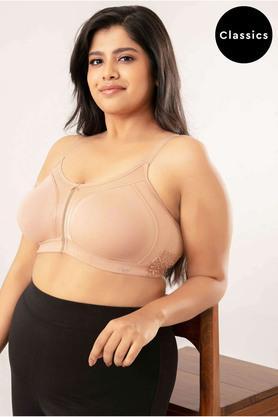 non-wired non-padded women's everyday bra - sand