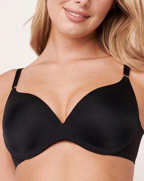 non-wired push-up bra with adjustable strap