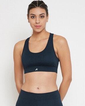 non-wired sports bra with back cut-out