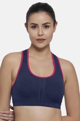 non-wired strapless non-padded women's impact bra - chill