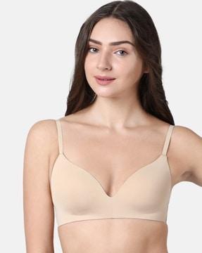 non-wired t-shirt bra with 3/4th coverage