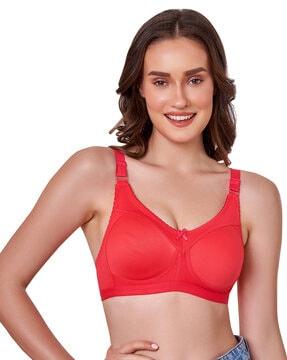 non-wired t-shirt bra with adjustable strap