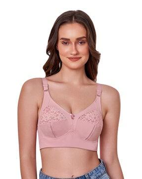 non-wired t-shirt bra with adjustable strap