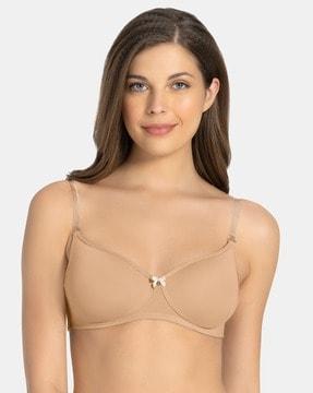 non-wired t-shirt bra with adjustable straps