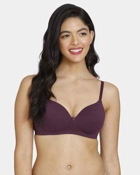 non-wired t-shirt bra with adjustable straps