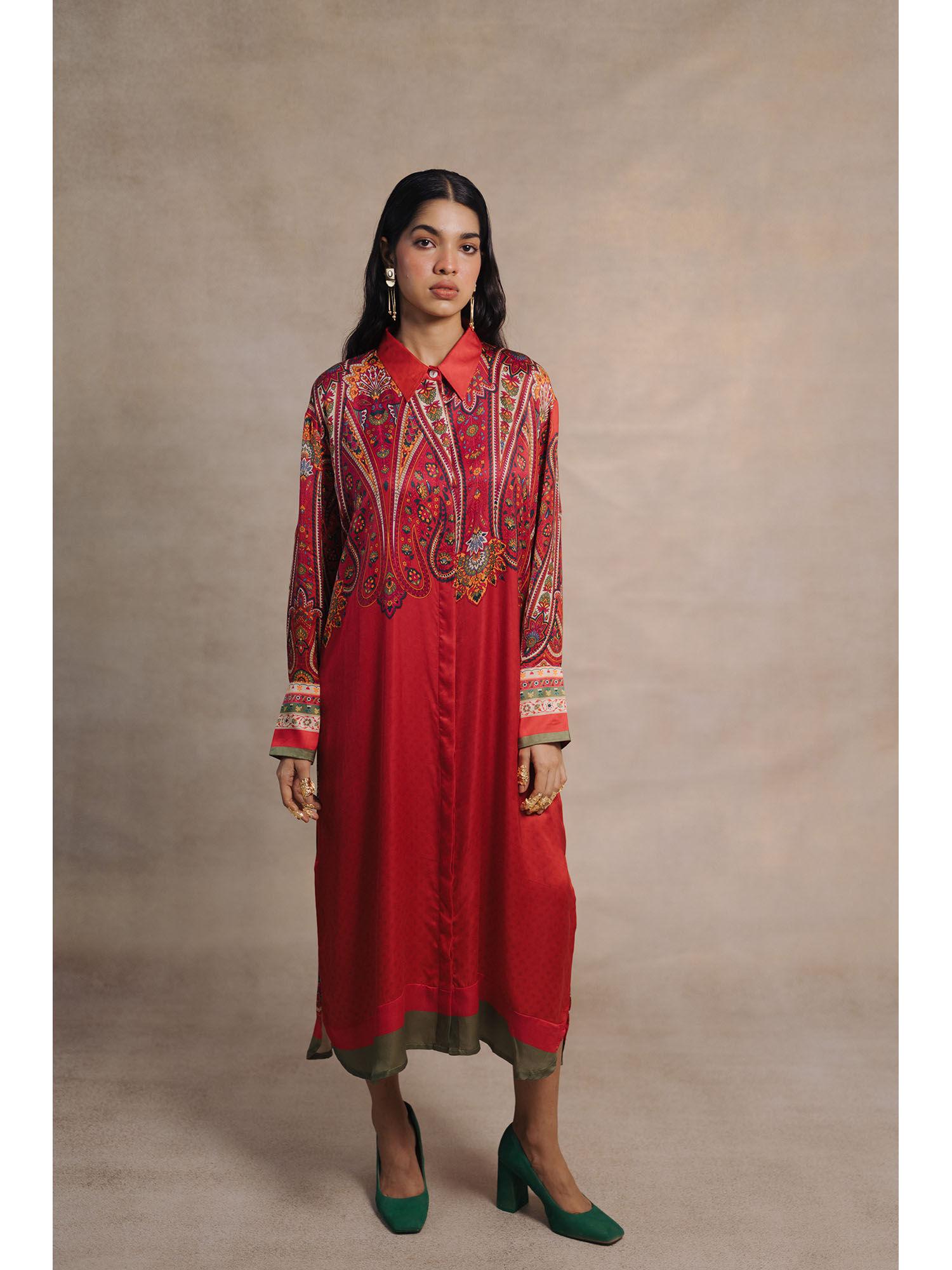 noon kausar shirt dress