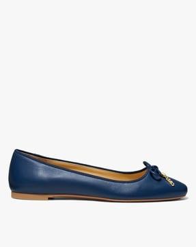 nori leather flat ballet