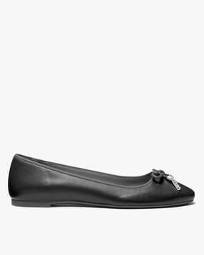 nori leather flat ballet