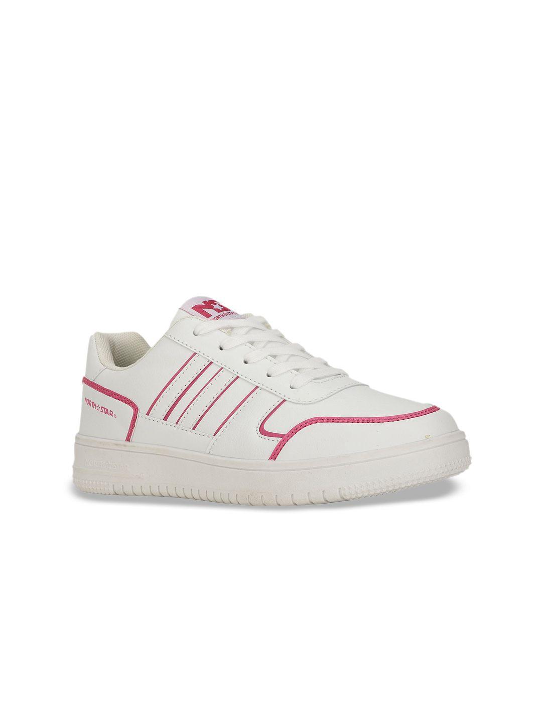 north star women textured pu sneakers