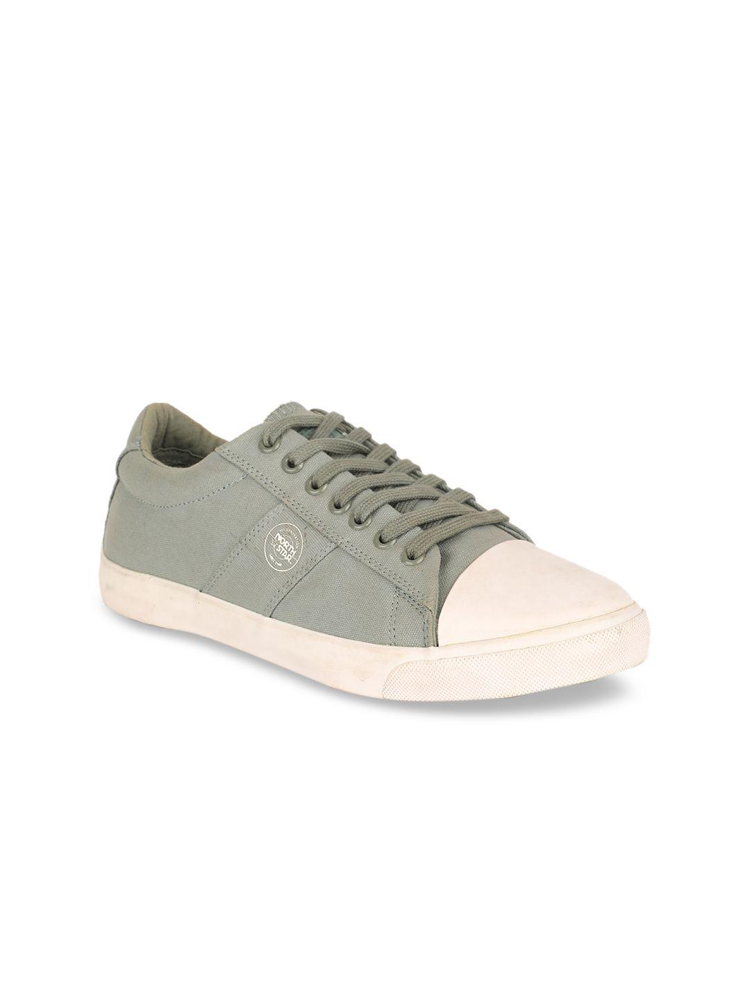 north star women green solid sneakers