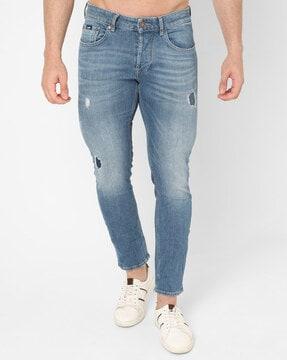 norton carrot light-wash distressed tapered hyjeans