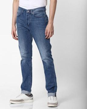 norton carrot lightly washed tapered jeans