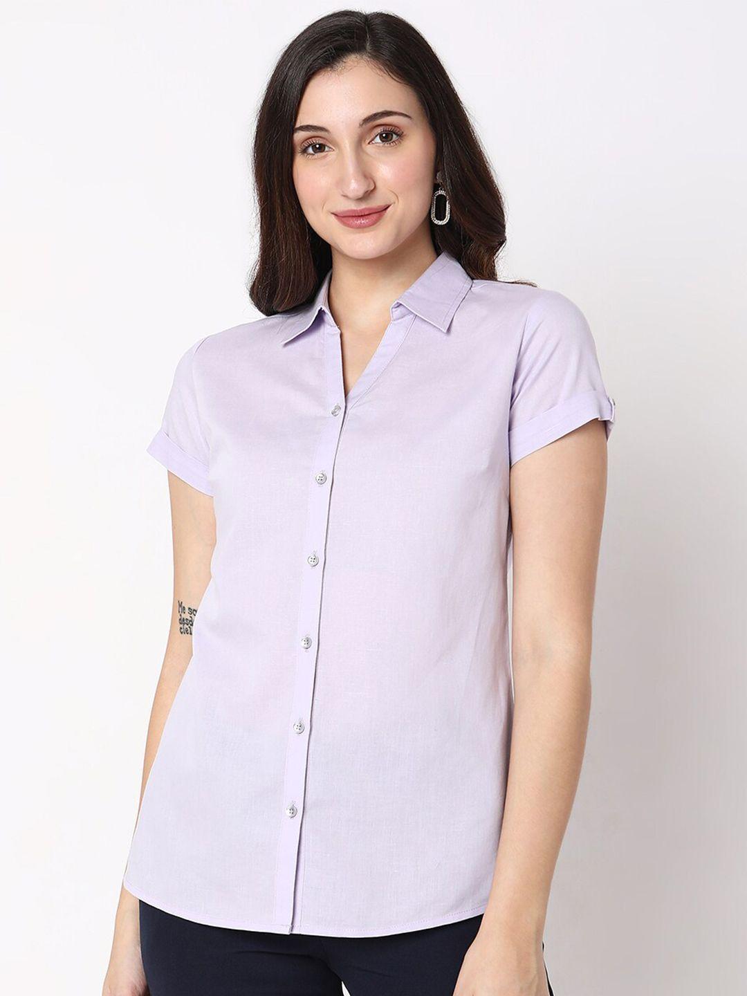 not so pink relaxed casual shirt