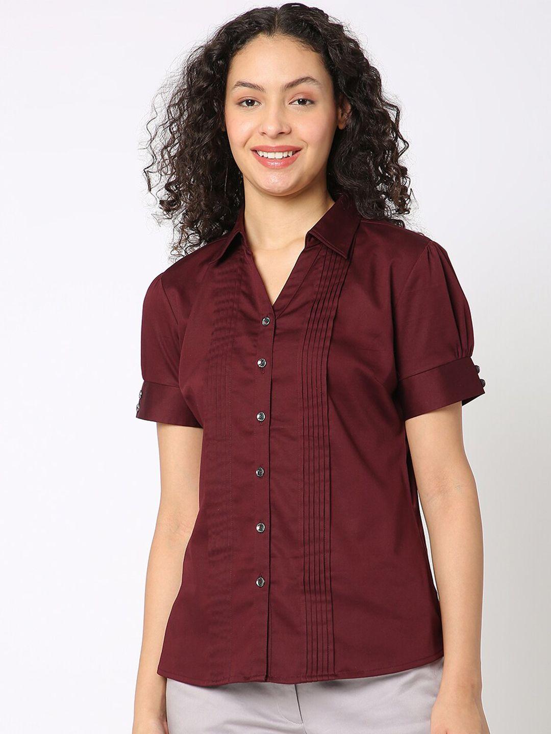 not so pink relaxed cotton casual shirt