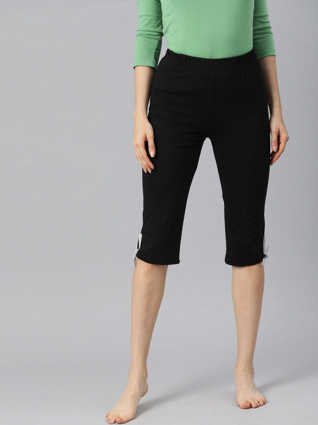 not yet by us women black capris