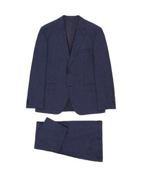 notched lapel blazer with trousers